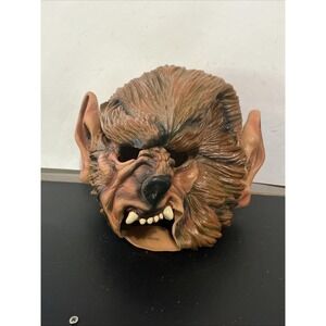 Vintage 2004 Disguise Inc. Werewolf  Halloween Mask Wolfman Youth Fit